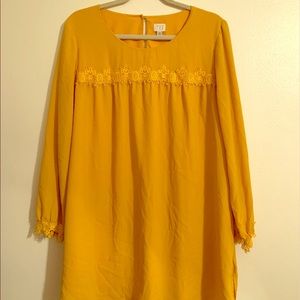 Lace detailed dress.